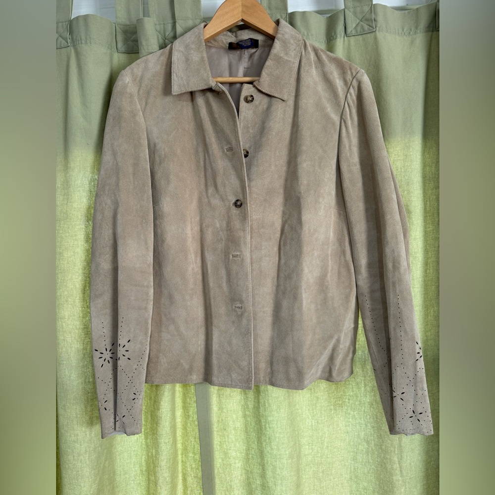 Charter Club Vintage Leather Jacket